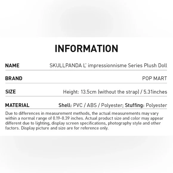 Pop Mart Skull Panda L’impressionnisme - AMBER - Picture 7 of 15